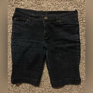 J. Crew Indigo Bermuda Style Denim Shorts